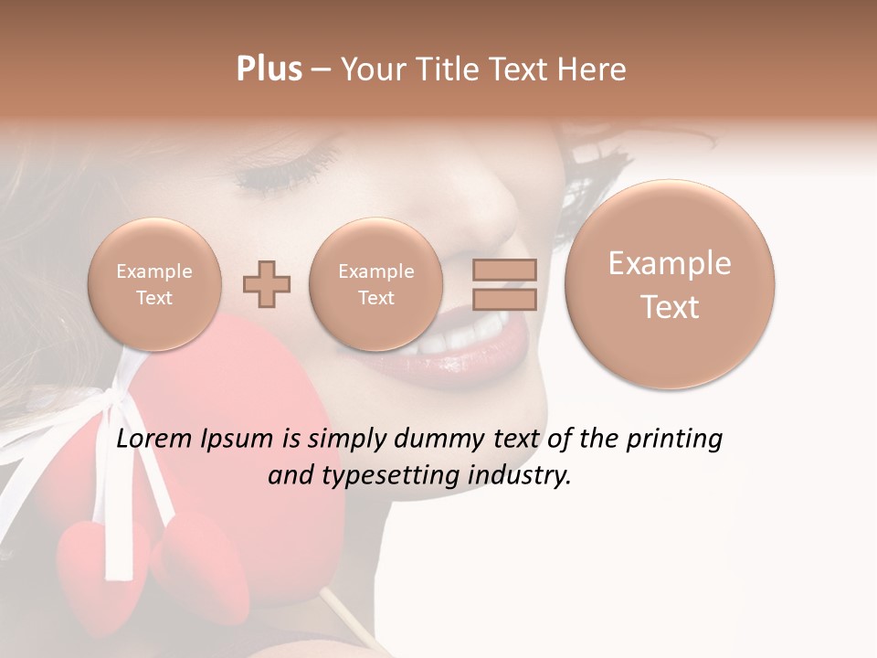 Pose Profile Arm PowerPoint Template