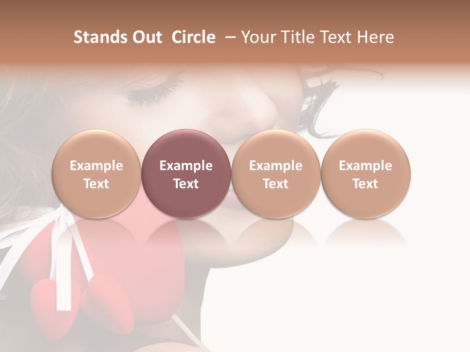 Pose Profile Arm PowerPoint Template