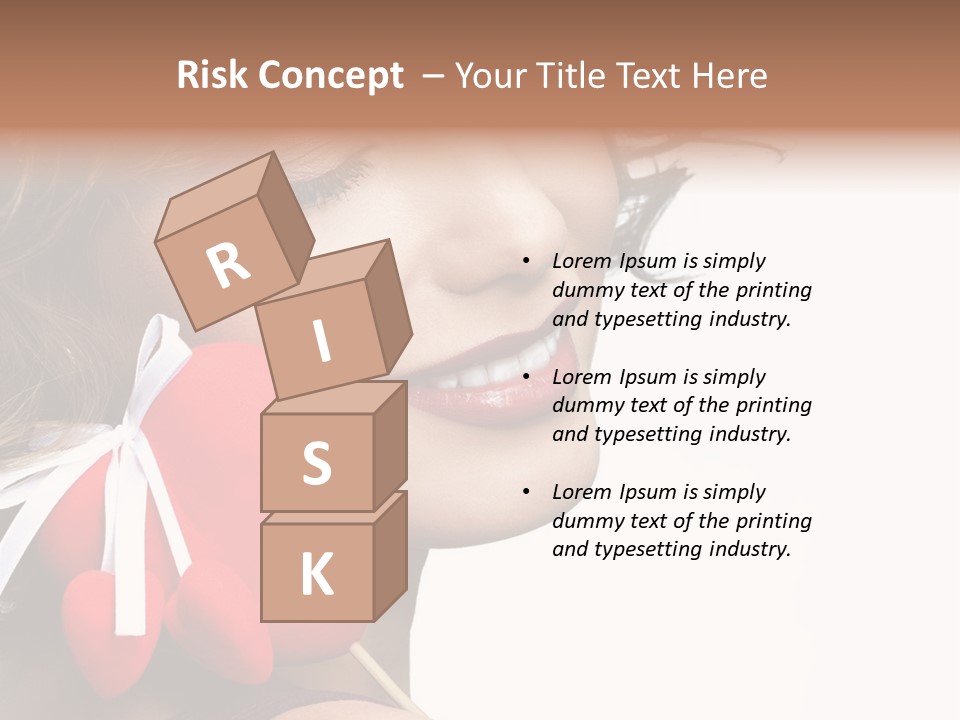 Pose Profile Arm PowerPoint Template