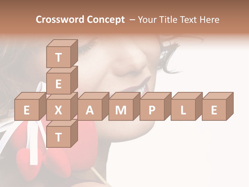 Pose Profile Arm PowerPoint Template