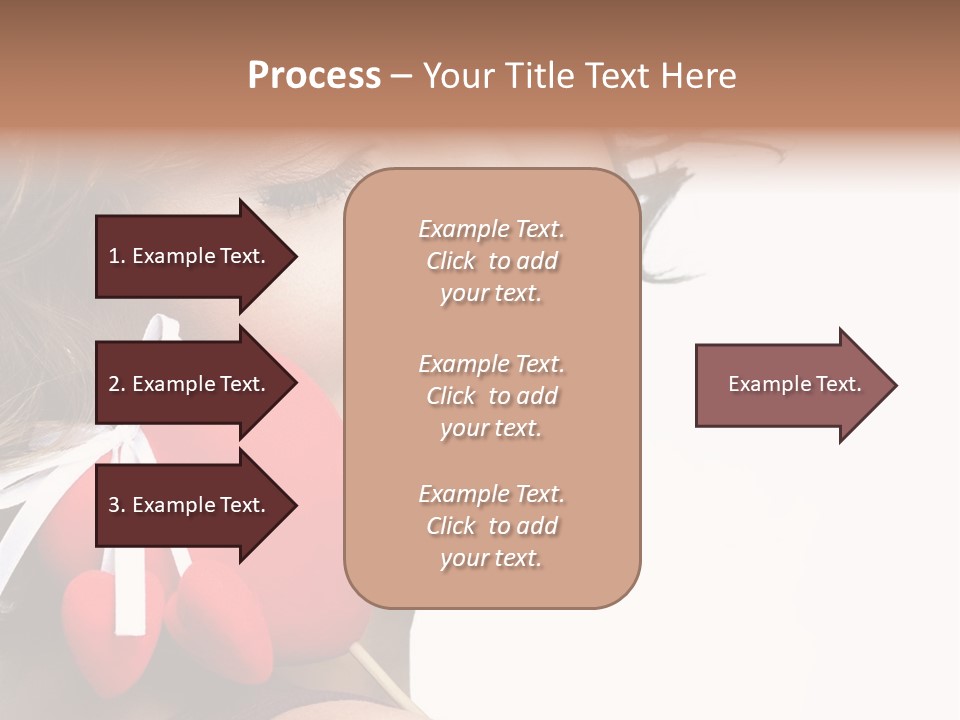 Pose Profile Arm PowerPoint Template