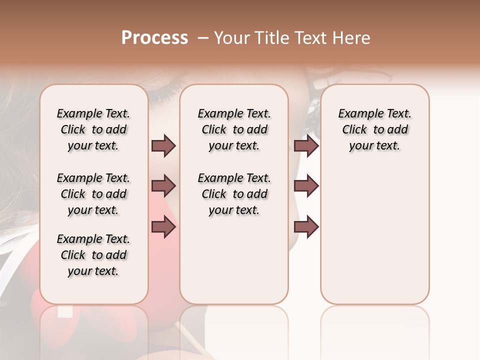 Pose Profile Arm PowerPoint Template