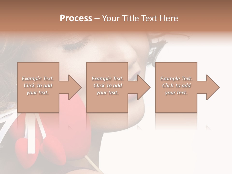 Pose Profile Arm PowerPoint Template