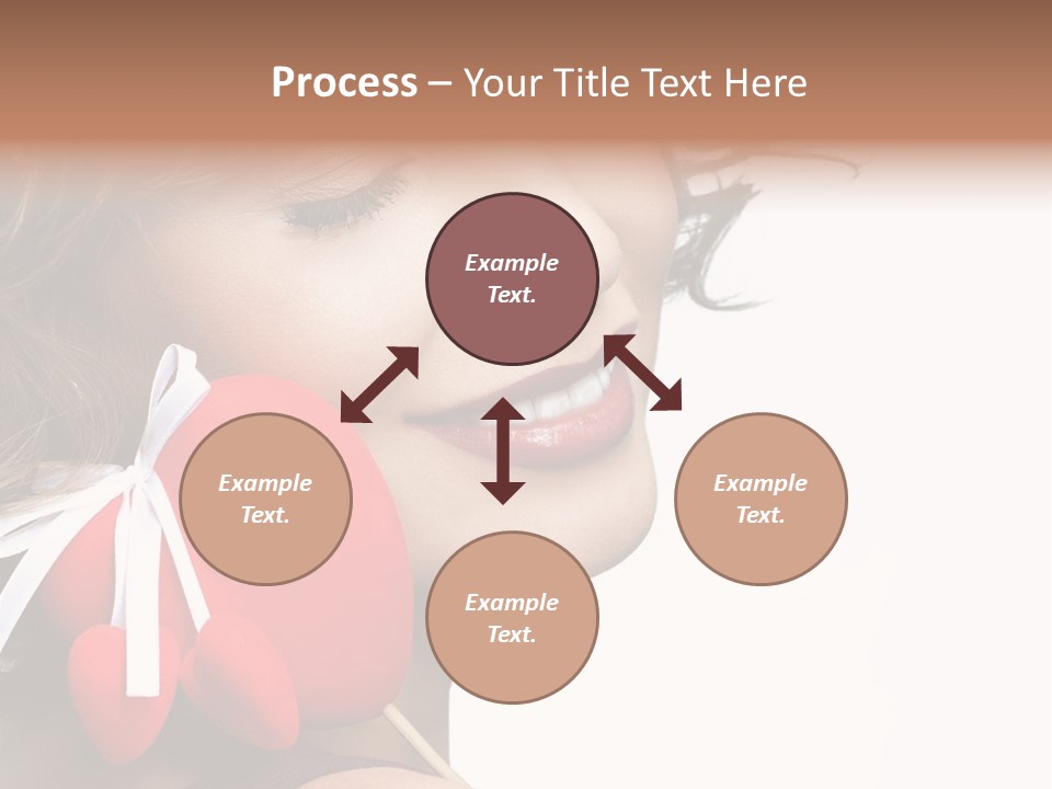 Pose Profile Arm PowerPoint Template