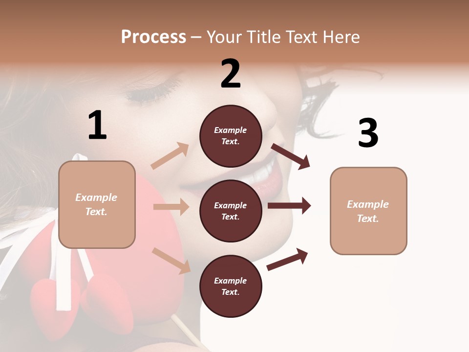 Pose Profile Arm PowerPoint Template