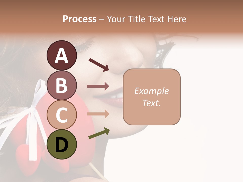 Pose Profile Arm PowerPoint Template