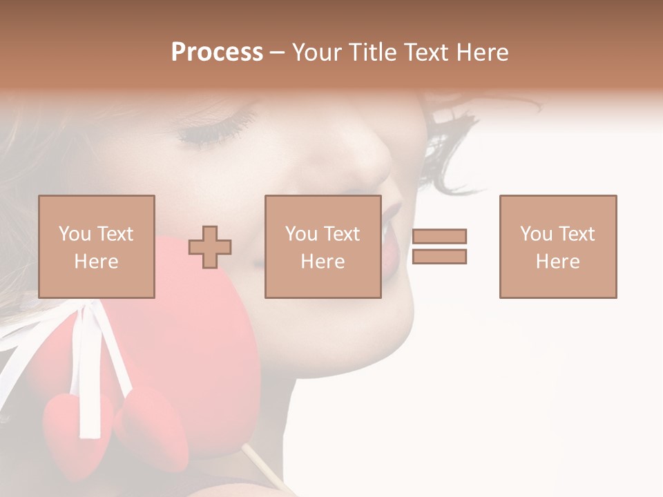 Pose Profile Arm PowerPoint Template