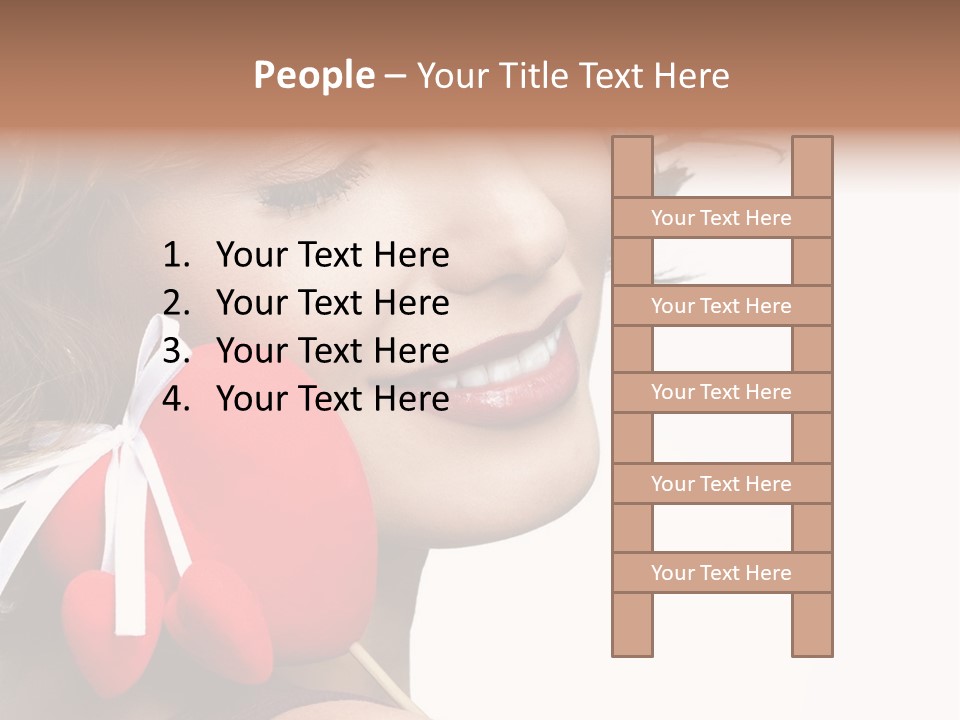 Pose Profile Arm PowerPoint Template