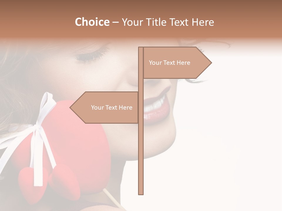 Pose Profile Arm PowerPoint Template