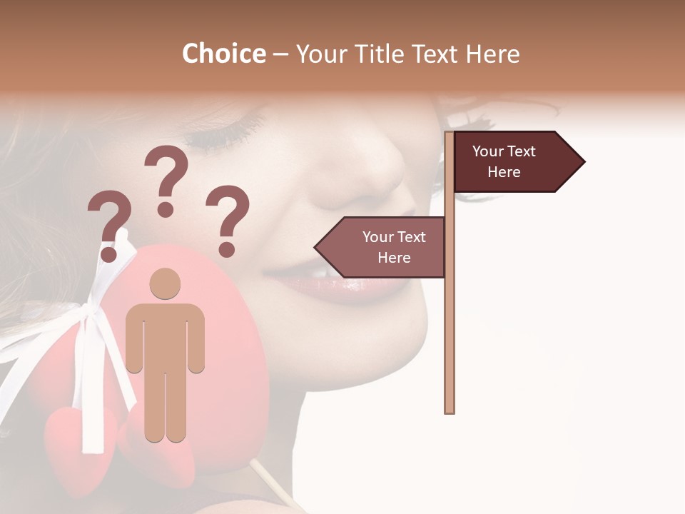 Pose Profile Arm PowerPoint Template