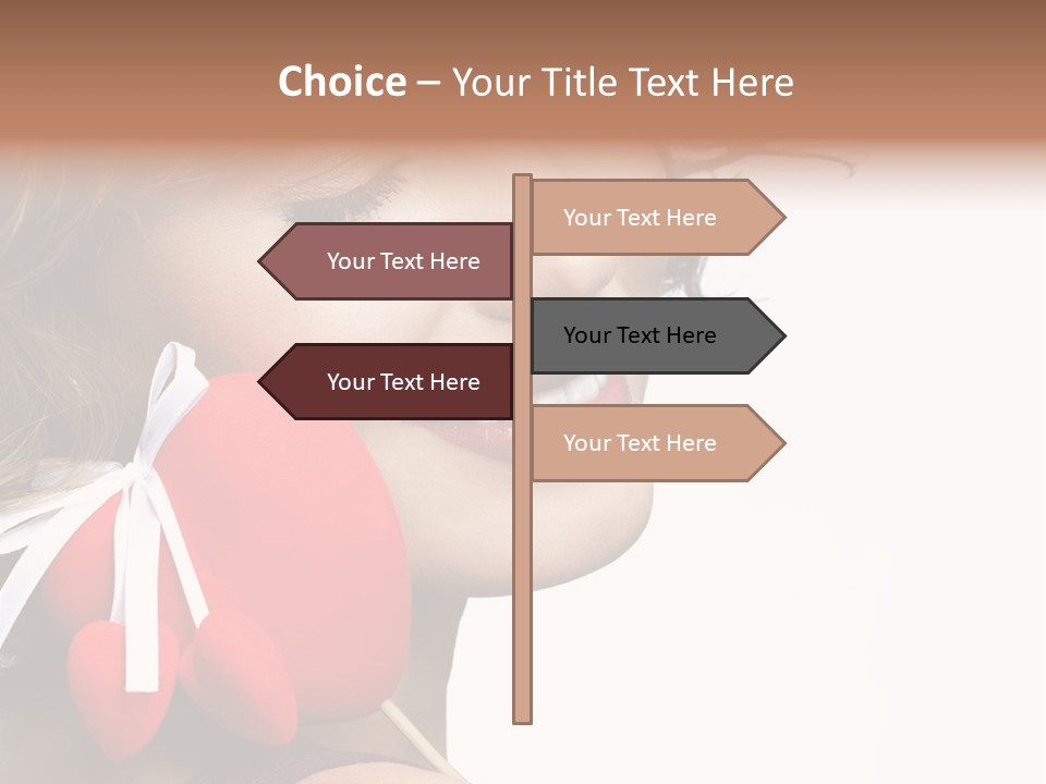 Pose Profile Arm PowerPoint Template
