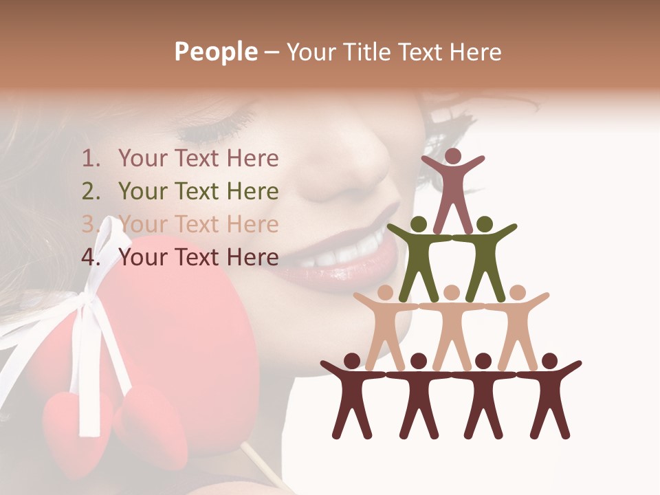 Pose Profile Arm PowerPoint Template