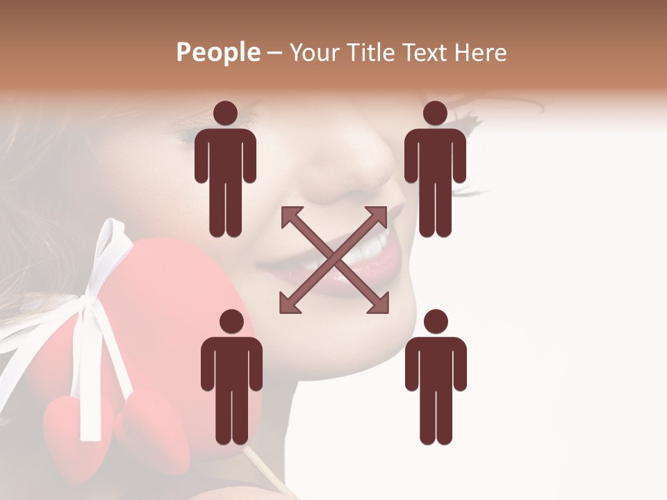 Pose Profile Arm PowerPoint Template