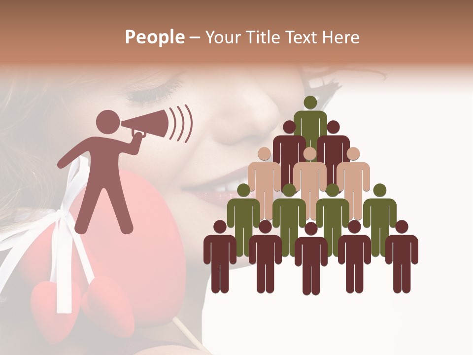 Pose Profile Arm PowerPoint Template