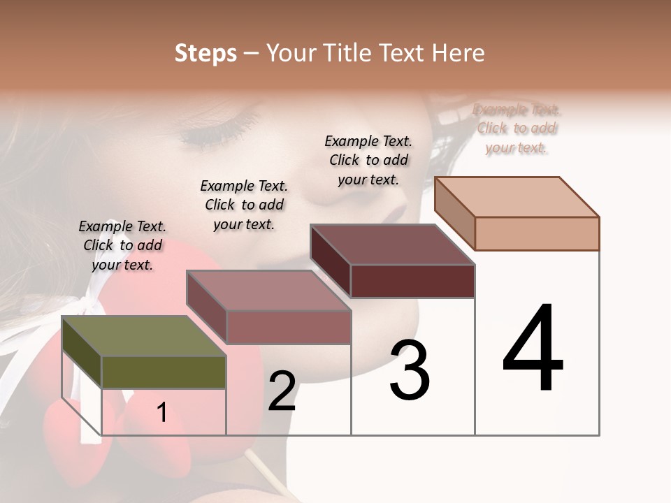 Pose Profile Arm PowerPoint Template
