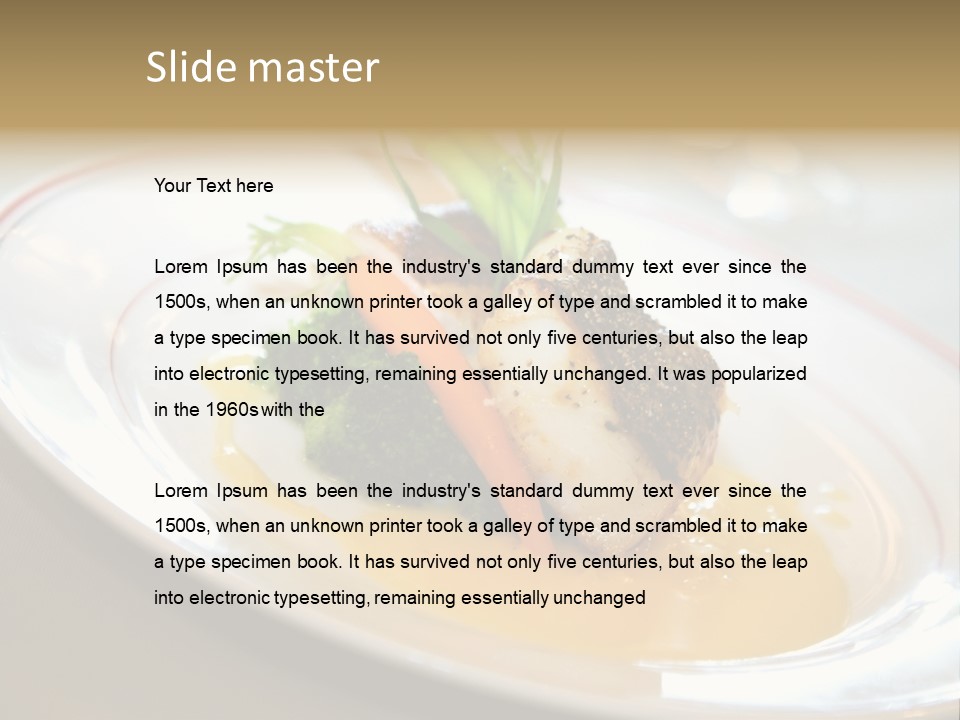 Adult Male Outline PowerPoint Template