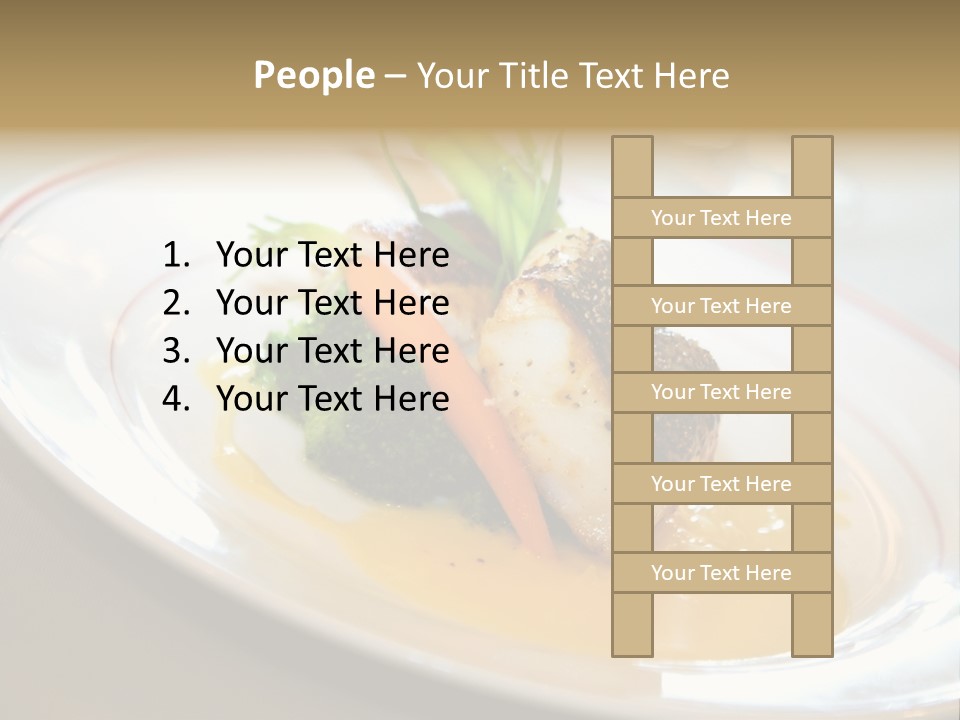 Adult Male Outline PowerPoint Template
