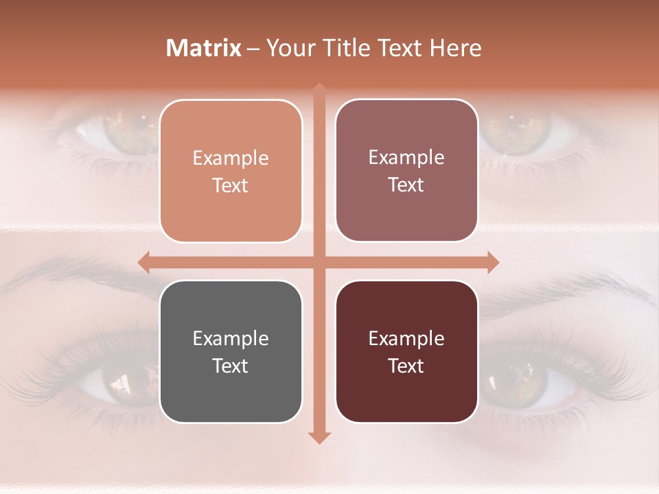 Fashion View Silhouette PowerPoint Template