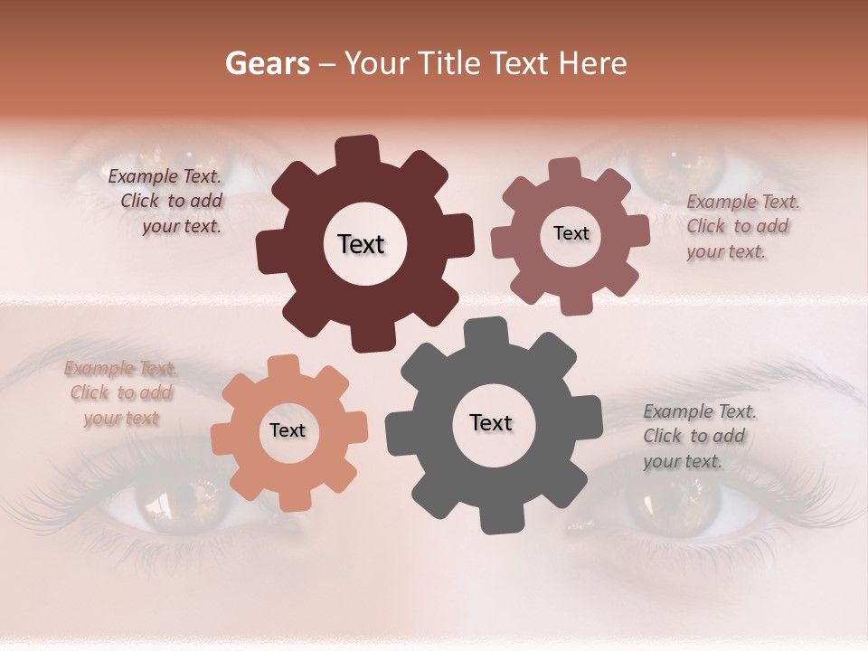 Fashion View Silhouette PowerPoint Template