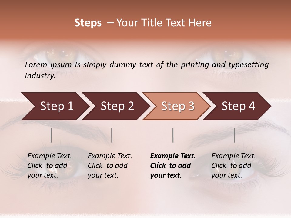 Fashion View Silhouette PowerPoint Template