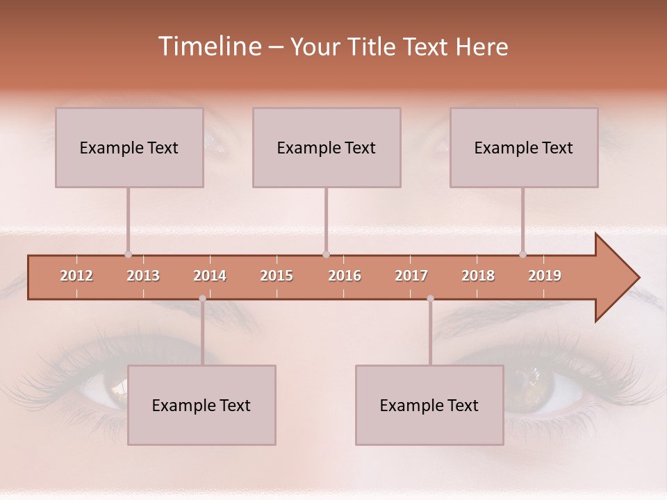 Fashion View Silhouette PowerPoint Template