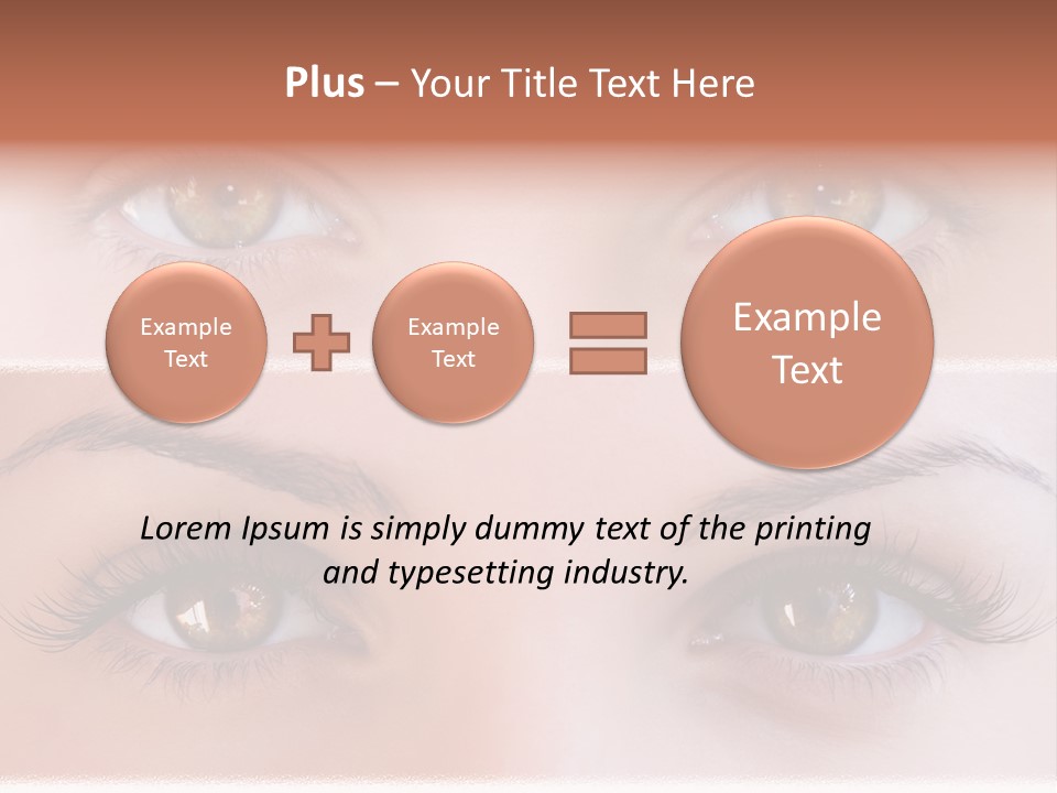 Fashion View Silhouette PowerPoint Template