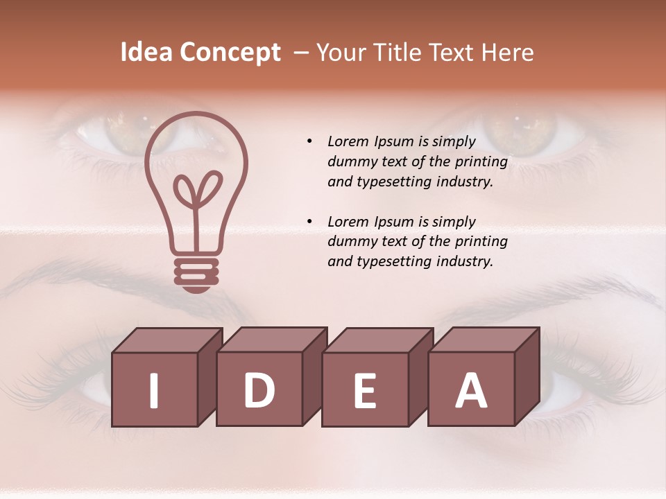 Fashion View Silhouette PowerPoint Template