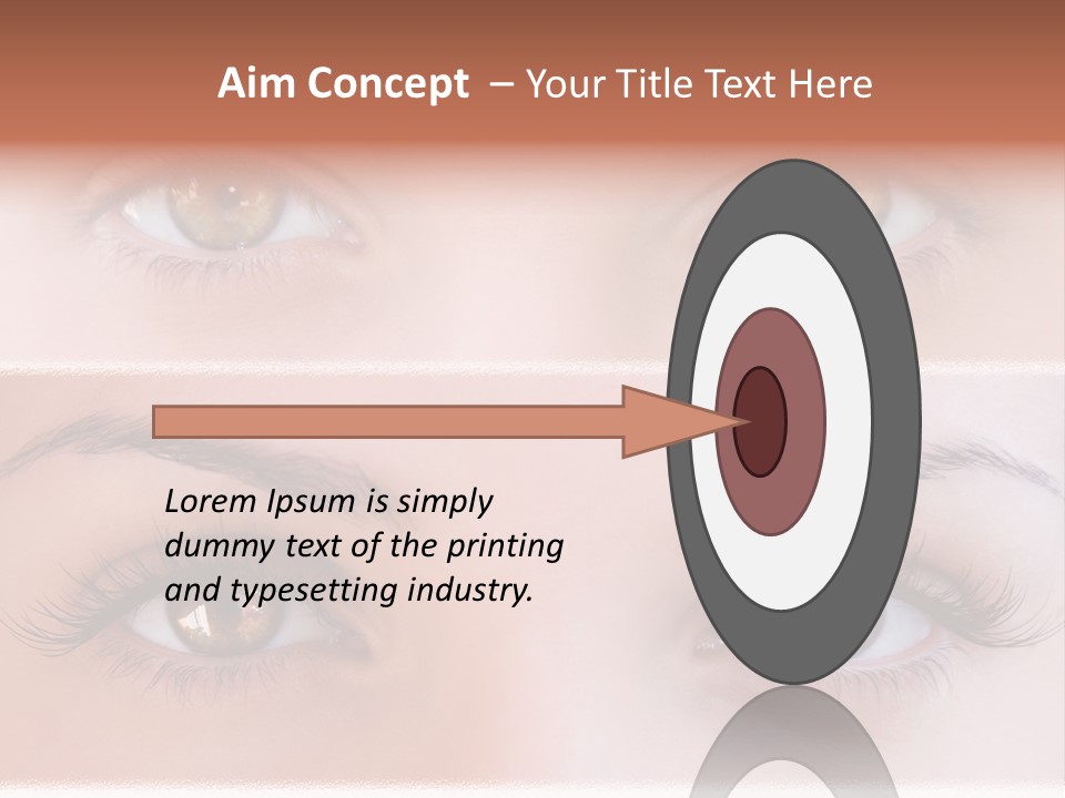 Fashion View Silhouette PowerPoint Template