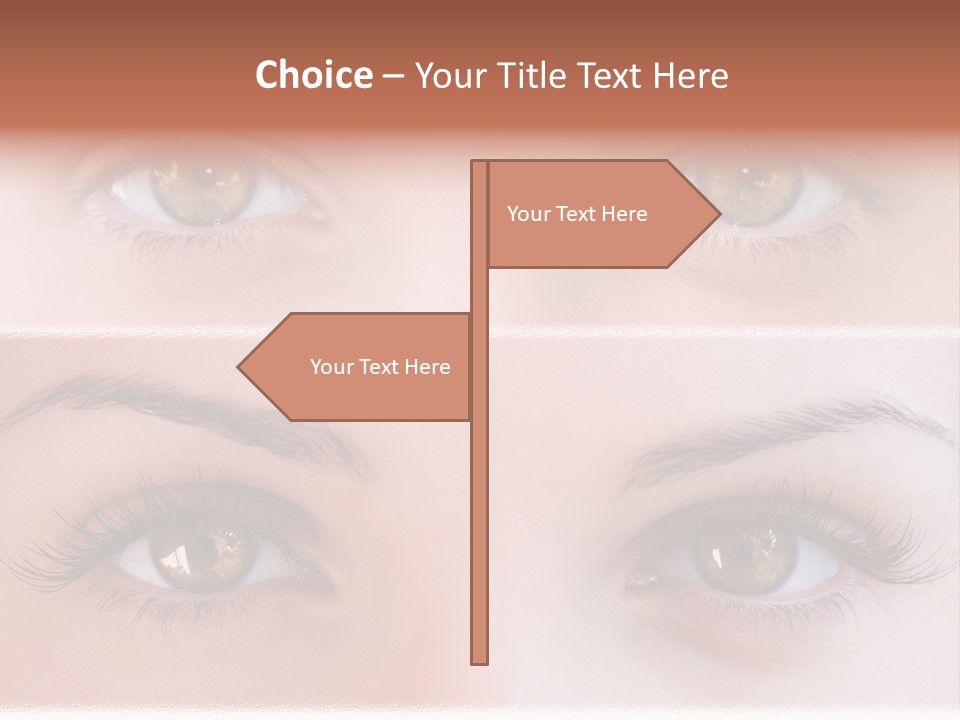 Fashion View Silhouette PowerPoint Template