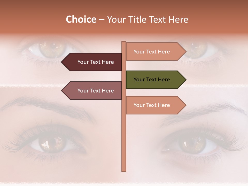 Fashion View Silhouette PowerPoint Template