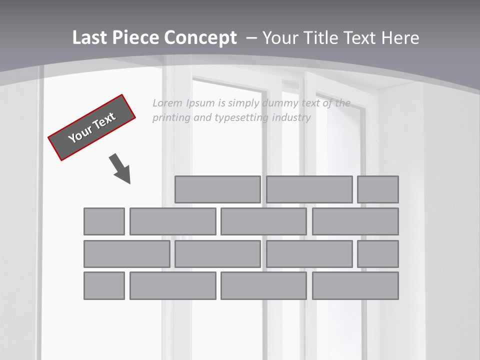 Naked Illustration View PowerPoint Template