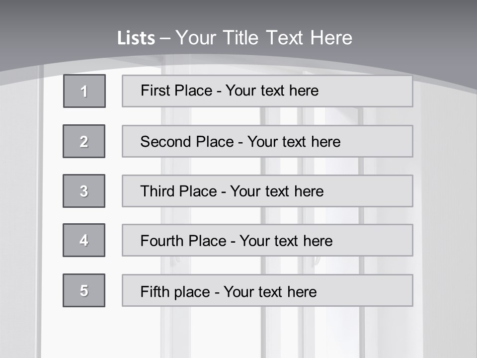 Naked Illustration View PowerPoint Template