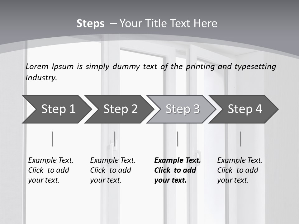 Naked Illustration View PowerPoint Template