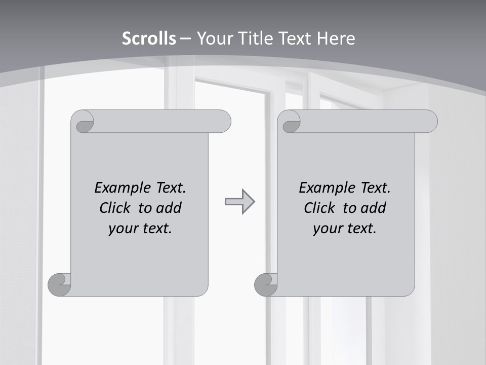 Naked Illustration View PowerPoint Template