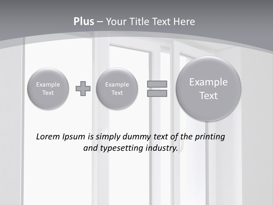 Naked Illustration View PowerPoint Template