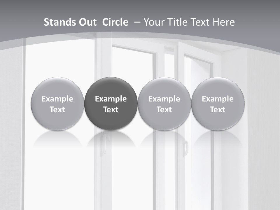 Naked Illustration View PowerPoint Template