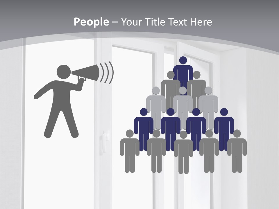 Naked Illustration View PowerPoint Template