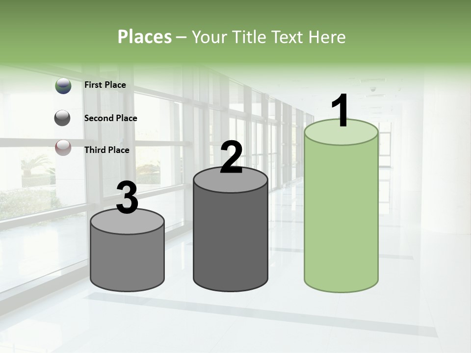 Arm Isolated Posture PowerPoint Template