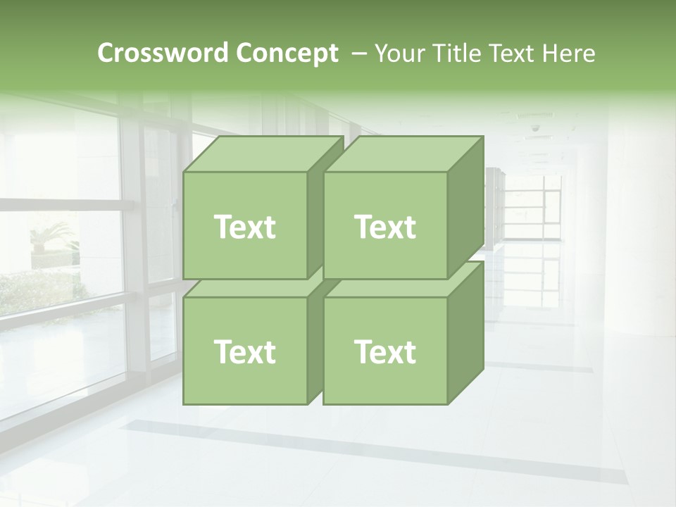 Arm Isolated Posture PowerPoint Template