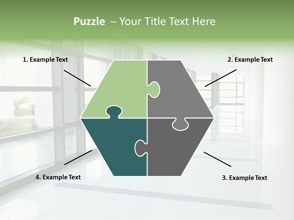 Arm Isolated Posture PowerPoint Template