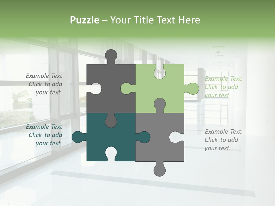 Arm Isolated Posture PowerPoint Template