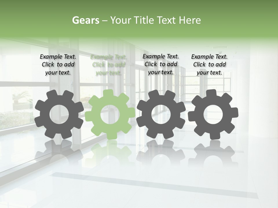 Arm Isolated Posture PowerPoint Template