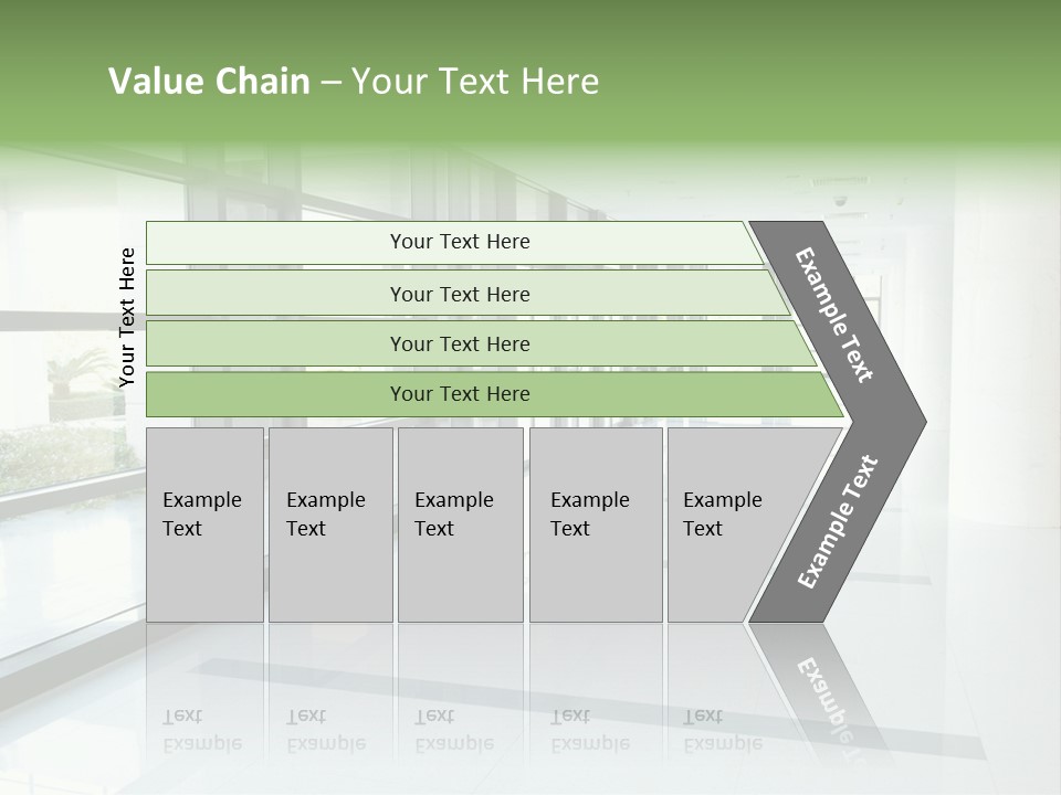 Arm Isolated Posture PowerPoint Template