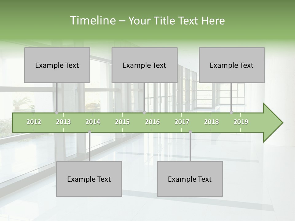 Arm Isolated Posture PowerPoint Template