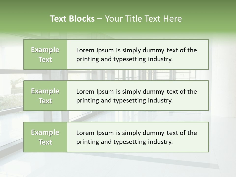 Arm Isolated Posture PowerPoint Template