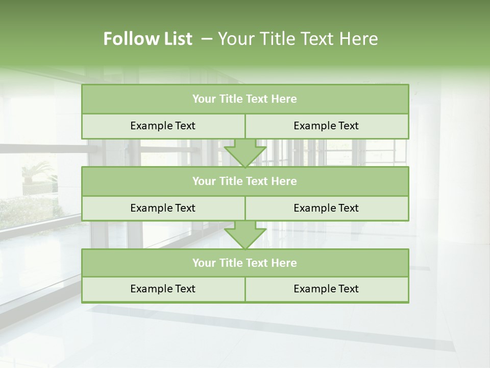 Arm Isolated Posture PowerPoint Template