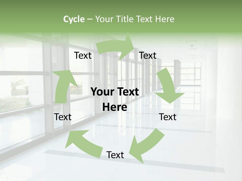Arm Isolated Posture PowerPoint Template