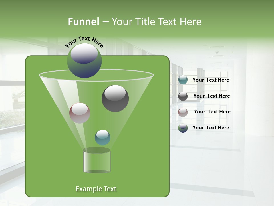 Arm Isolated Posture PowerPoint Template