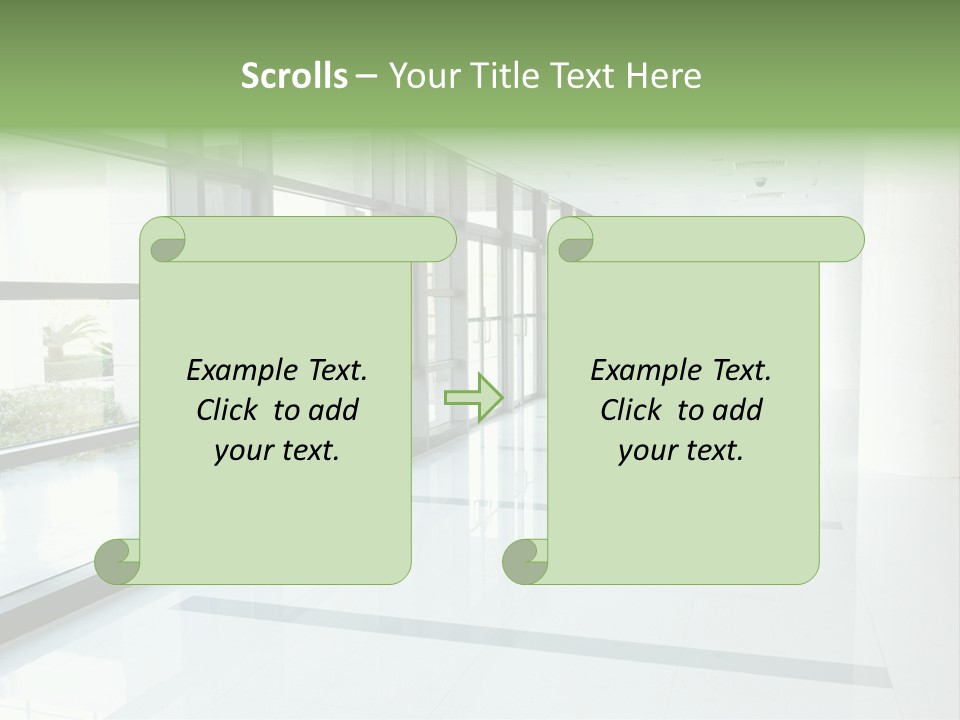Arm Isolated Posture PowerPoint Template