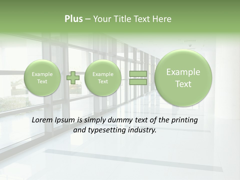 Arm Isolated Posture PowerPoint Template